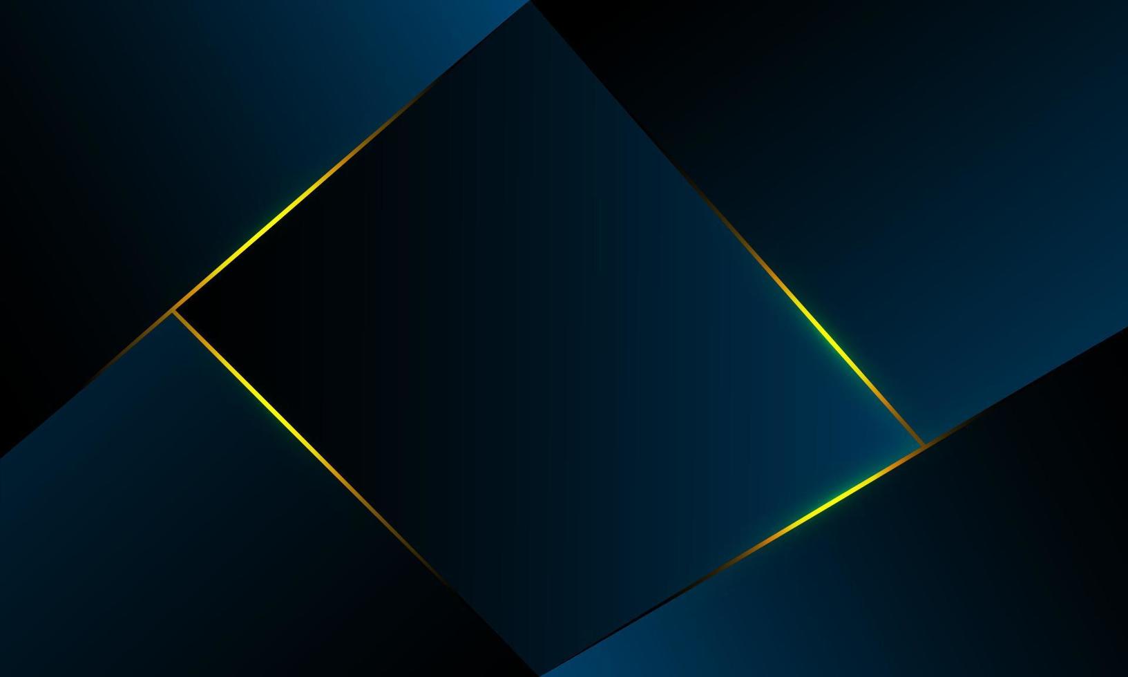 Dark Blue Polygon Wallpaper 4K