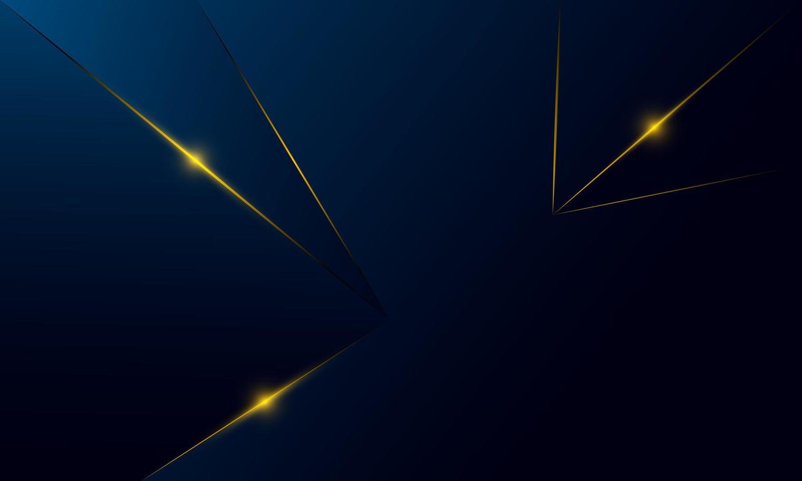 Abstract blue polygon triangles shape pattern background with lighting effect luxury style. Illustration Vector design digital technology concept.