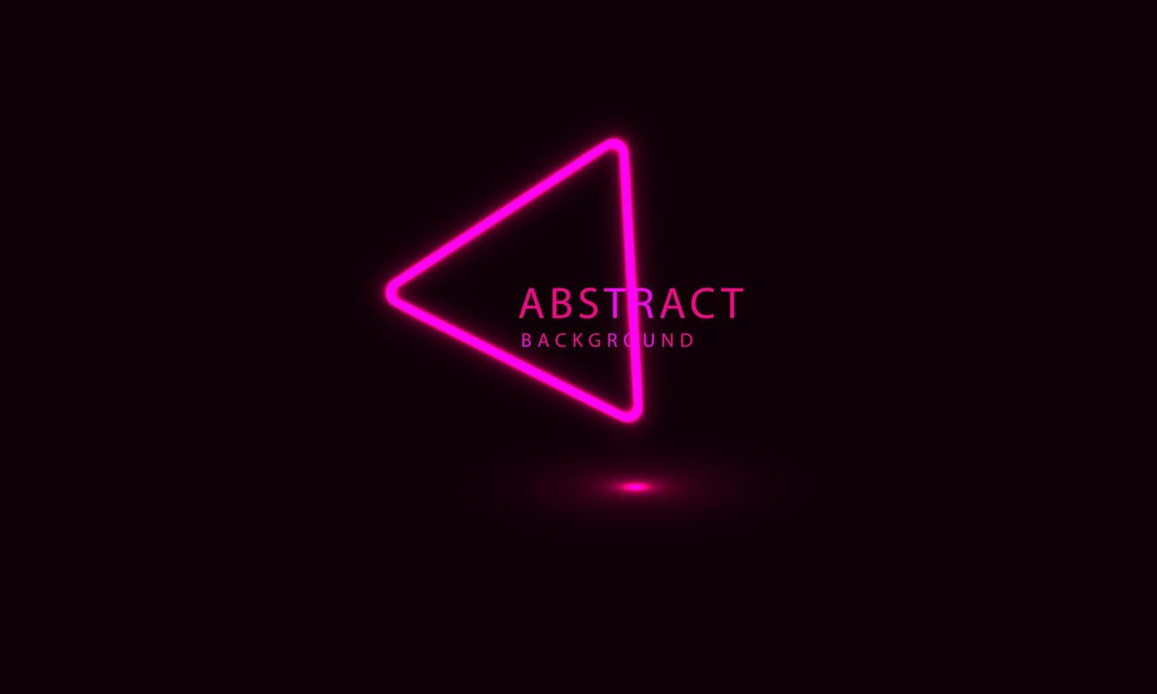 Futuristic Sci-Fi Abstract Neon Pink Light Shapes On Black Background. Exclusive wallpaper design for poster, brochure, presentation, website etc. vector