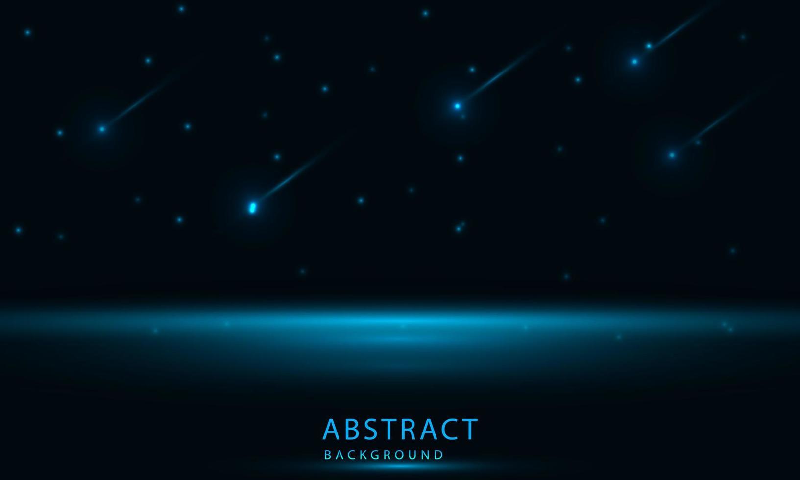 Abstract Light out technology background Hitech communication concept innovation background . Blue light neon , glowing. vector
