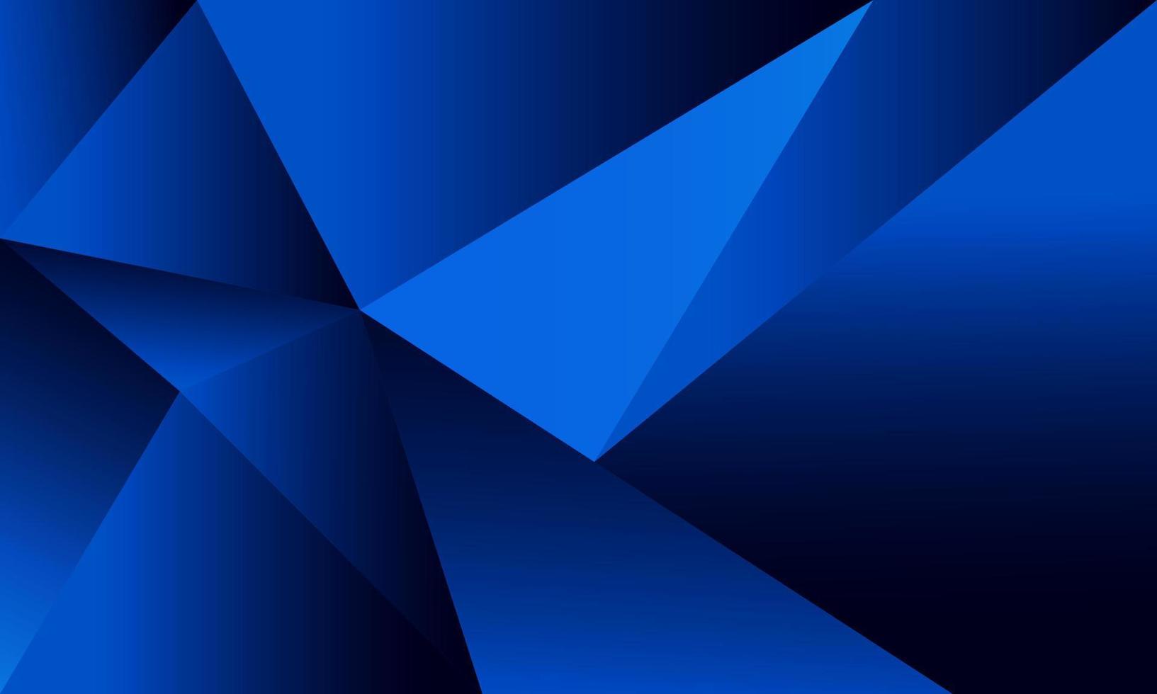 Abstract blue polygon triangles shape pattern background with lighting effect luxury style. Illustration Vector design digital technology concept.