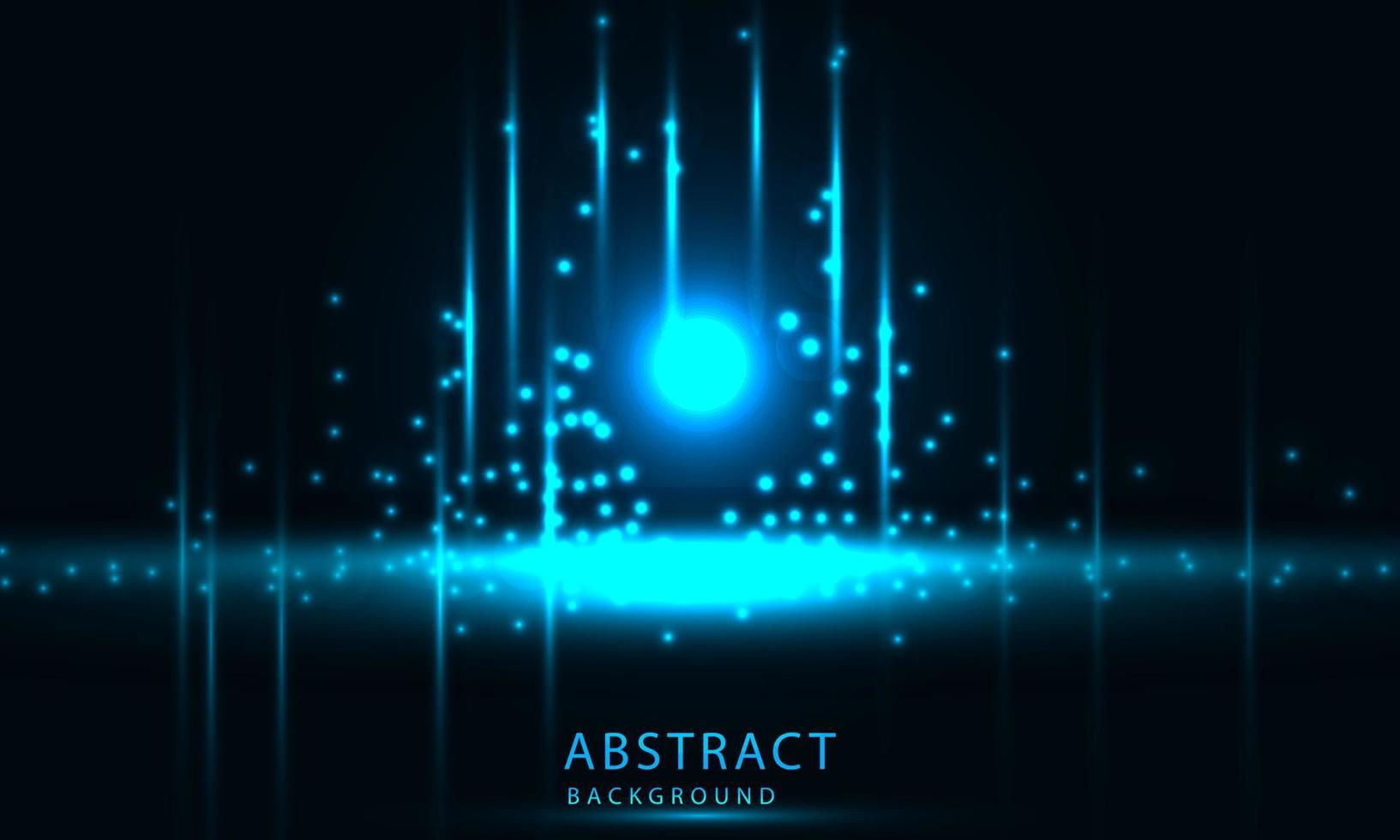 Abstract Light out technology background Hitech communication concept innovation background . Blue light neon , glowing. vector