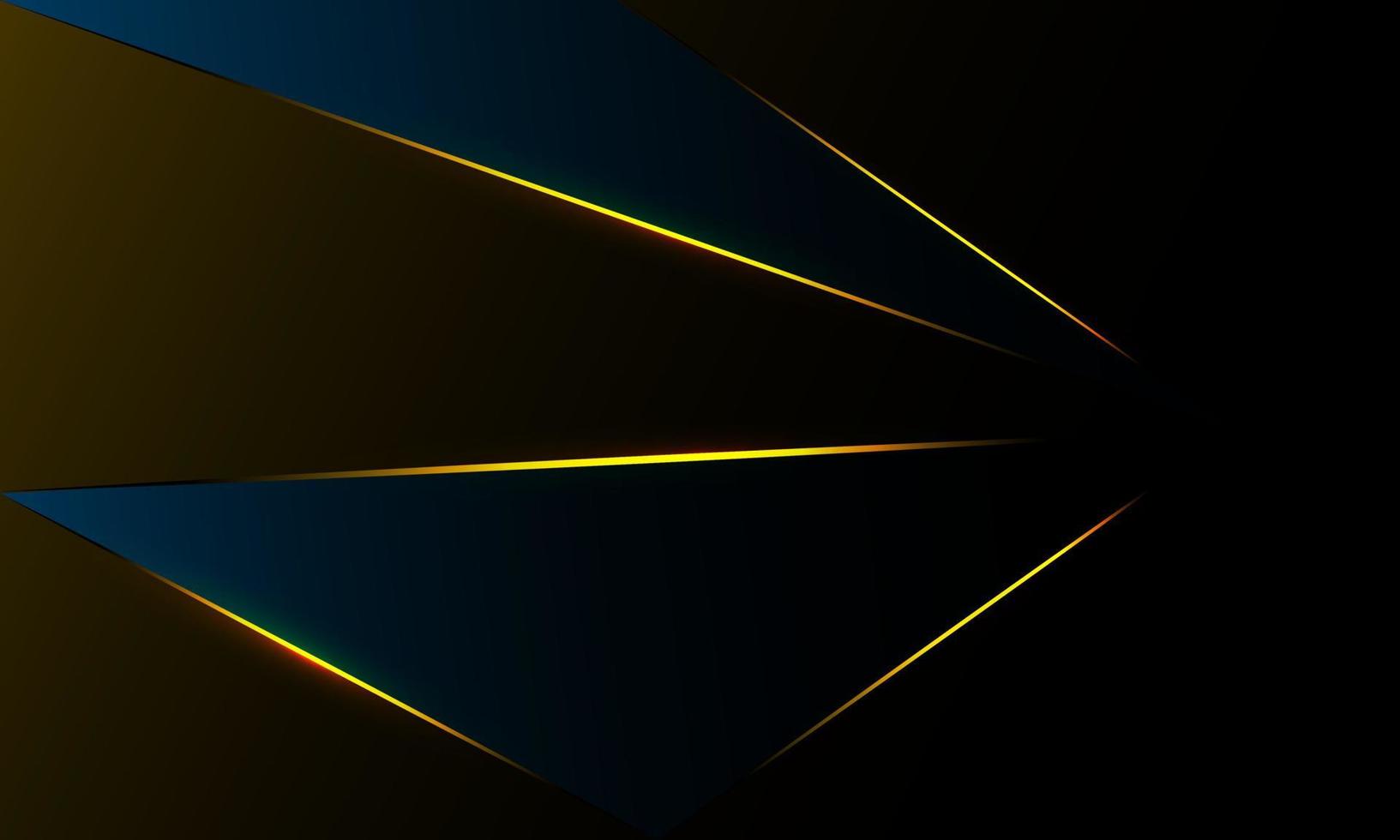 Abstract line pattern luxury gold with dark background. Illustration Vector design digital technology concept.