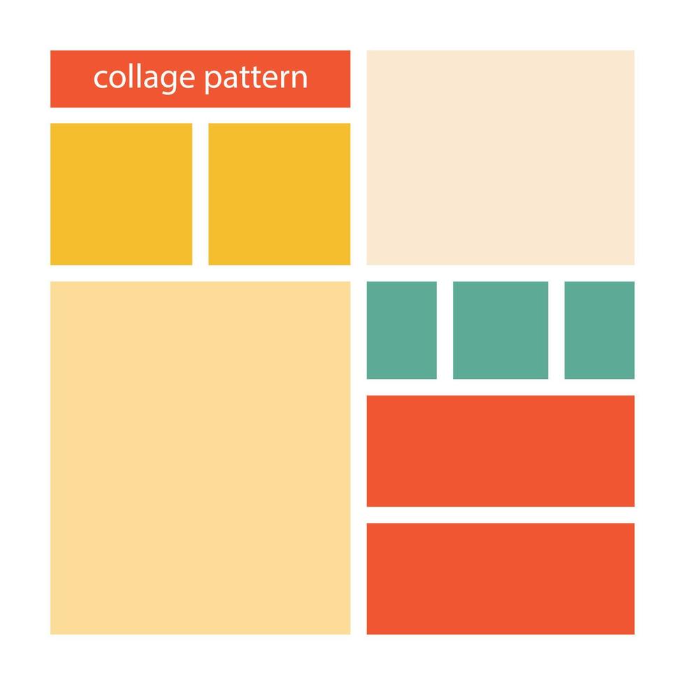 Templates collage icon vector