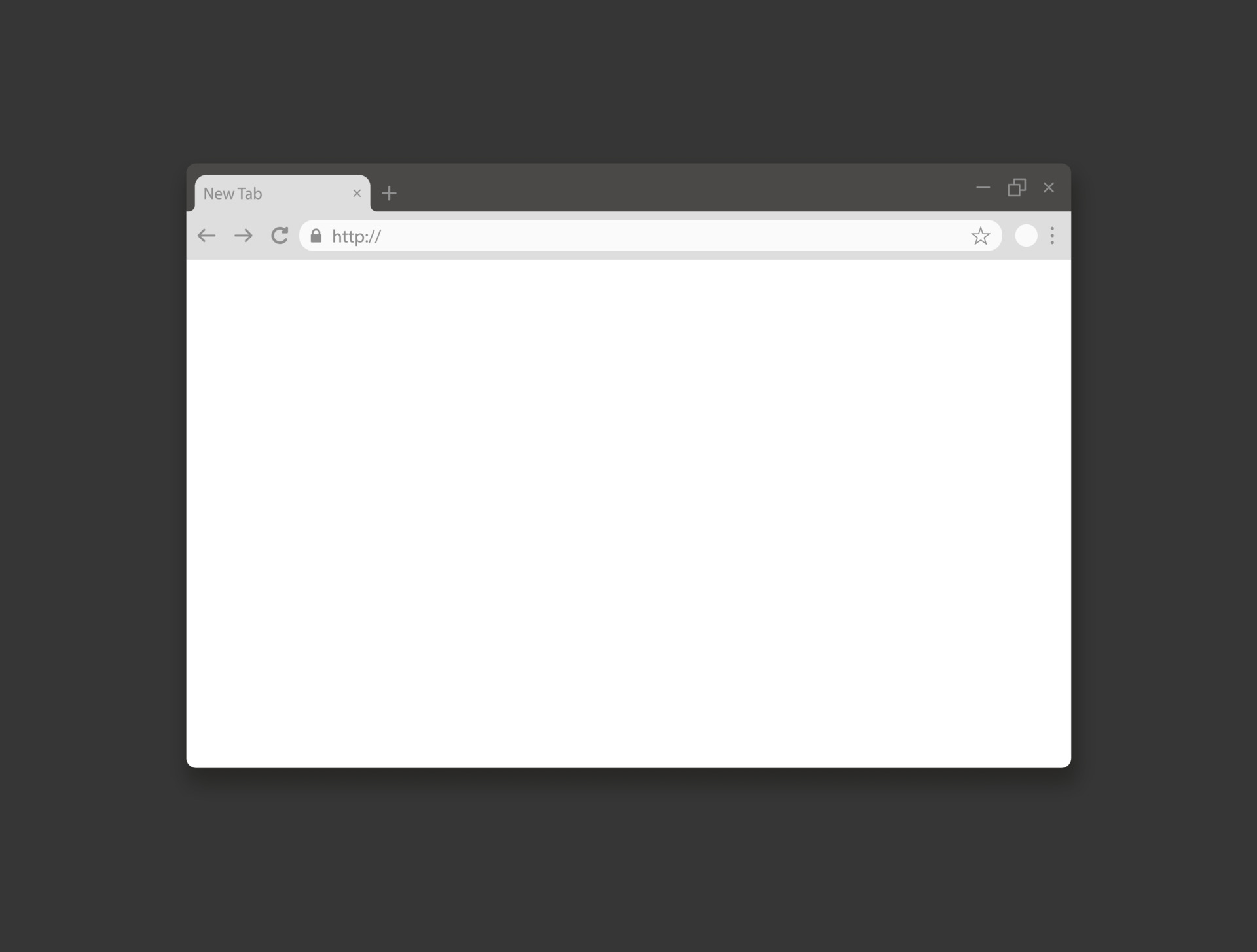 Empty Website Template