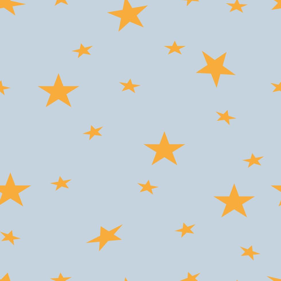 beautiful seamless pattern of star vector