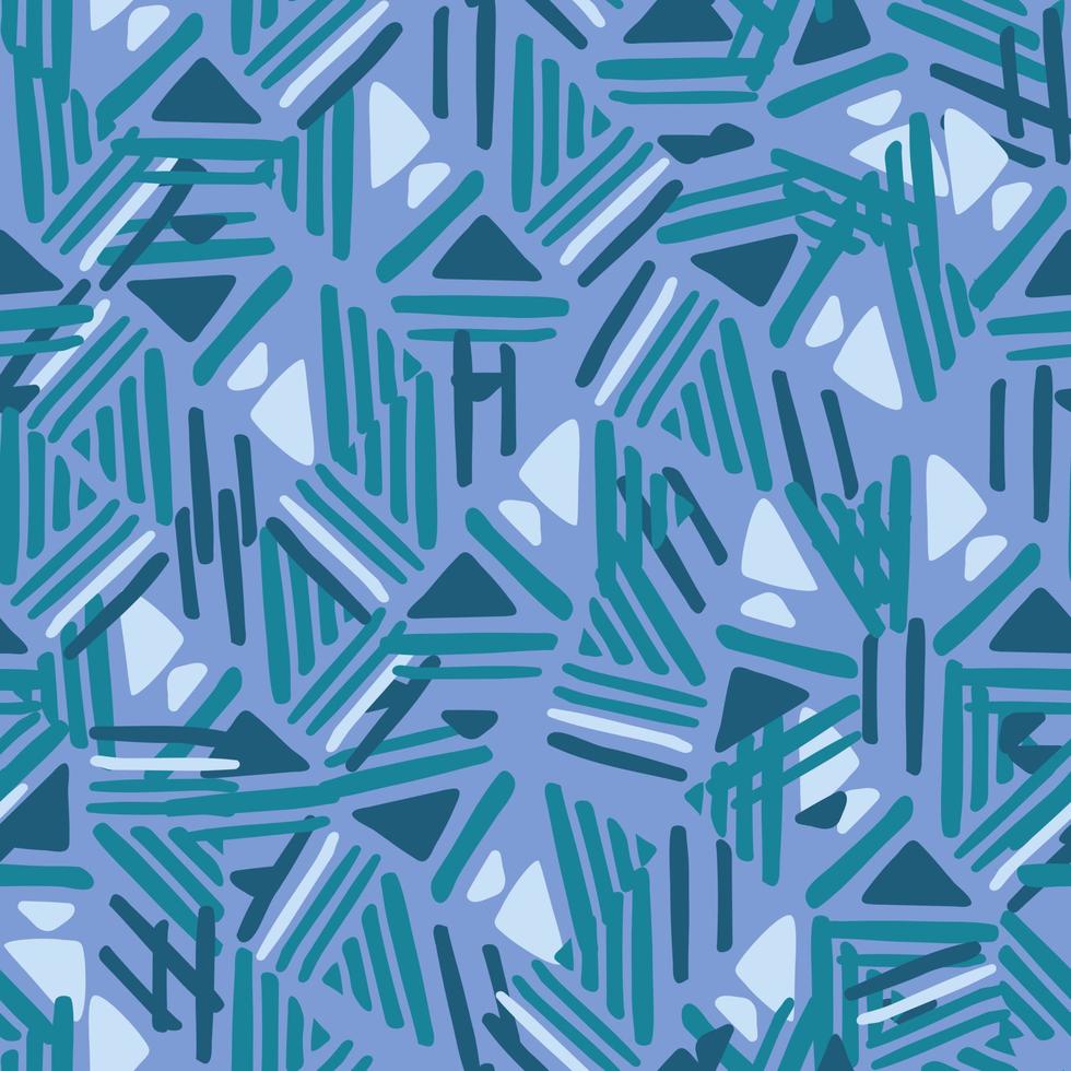 Seamless hand draw Folk pattern. weave lines ornament. vector