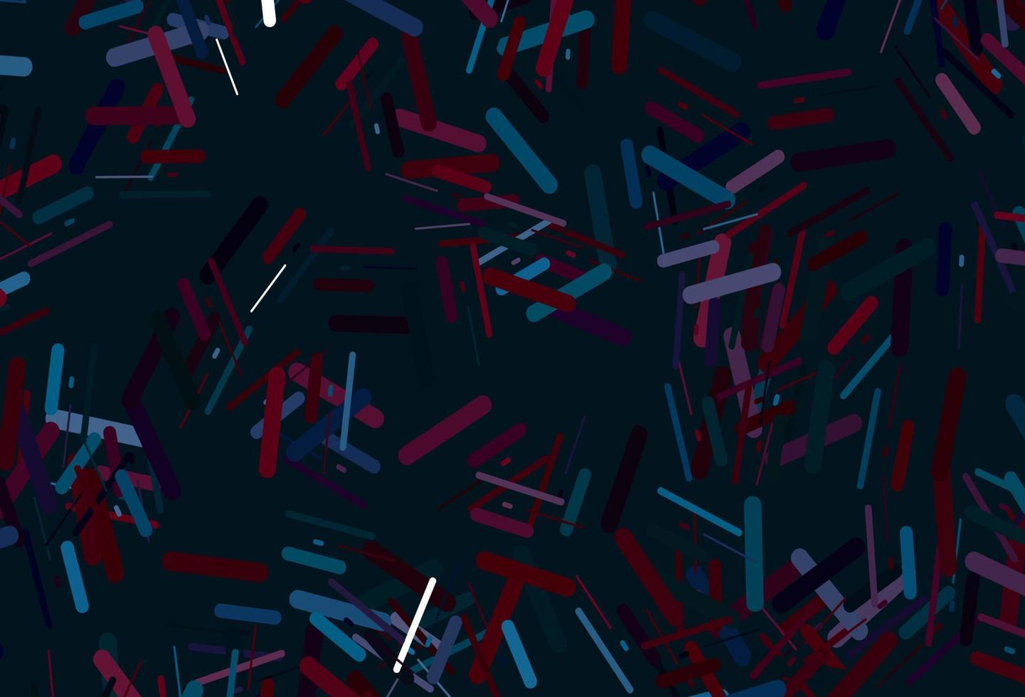 Dark multicolor, rainbow vector pattern with narrow lines.