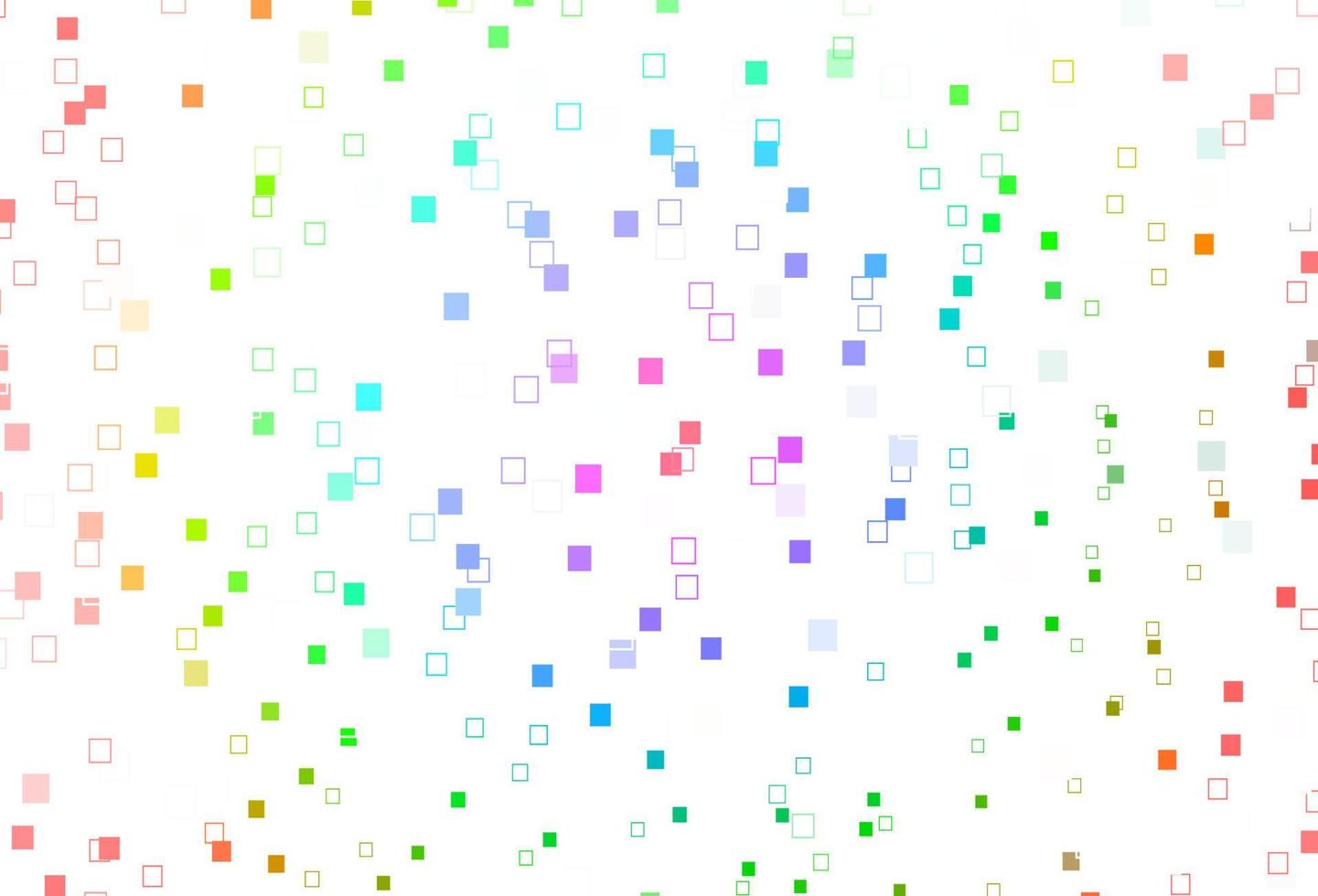Light Multicolor, Rainbow vector template with square style.