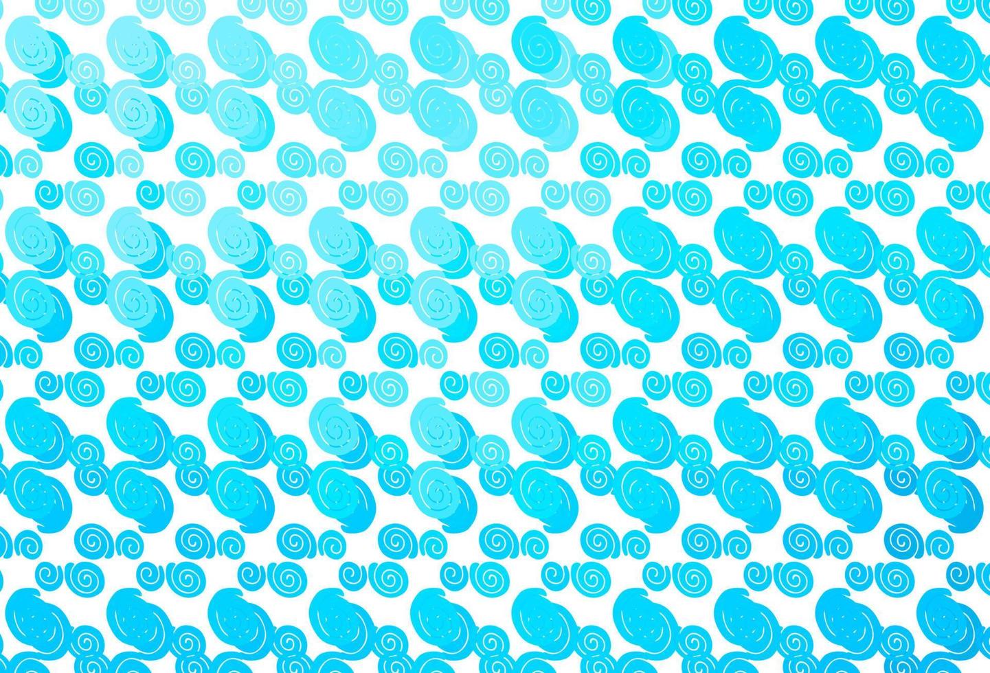Light BLUE vector background with curved circles.