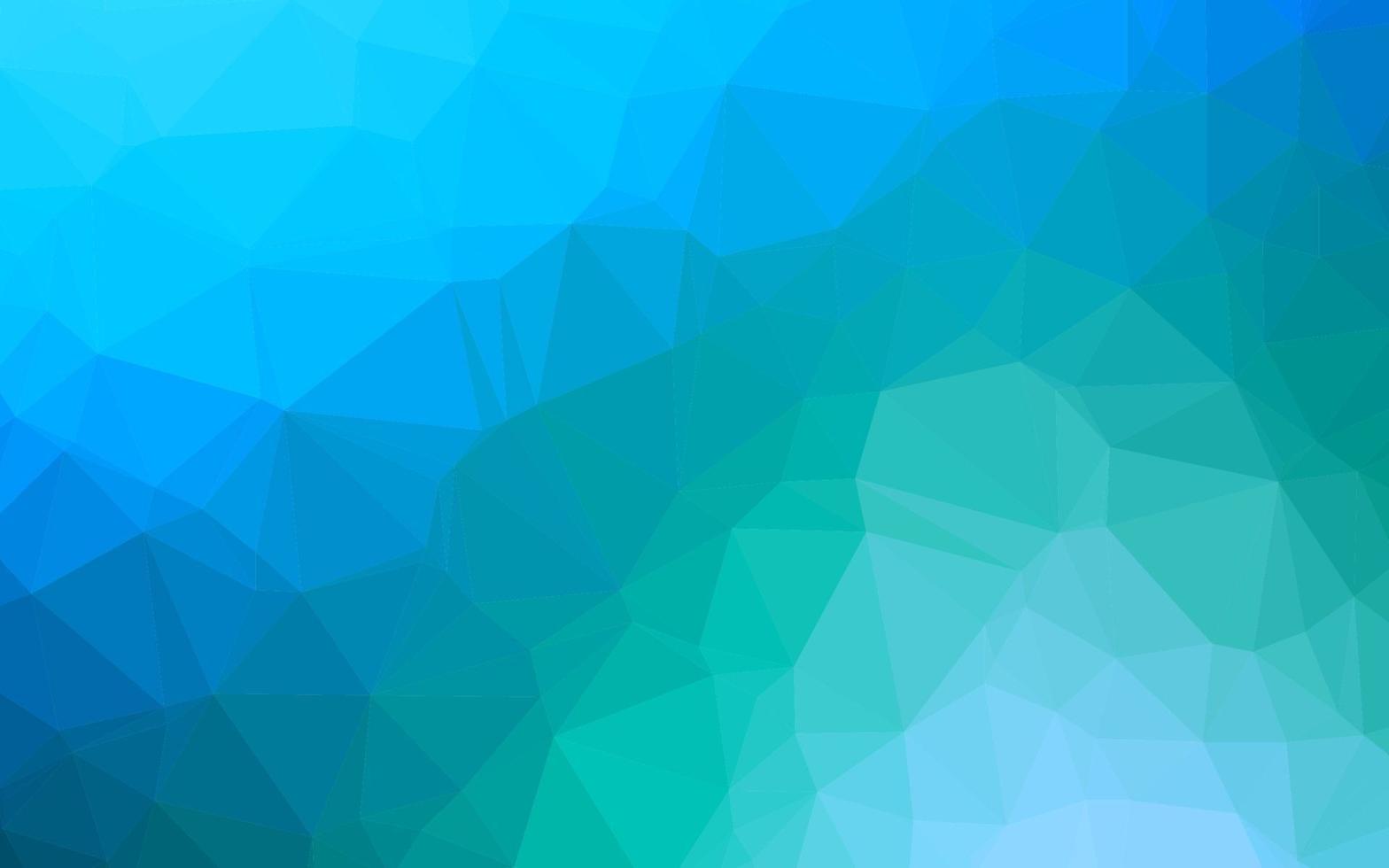 Light Blue, Green vector abstract polygonal texture.