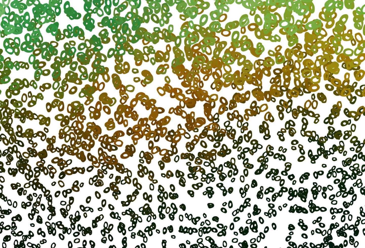 Dark Green, Yellow vector texture with disks.