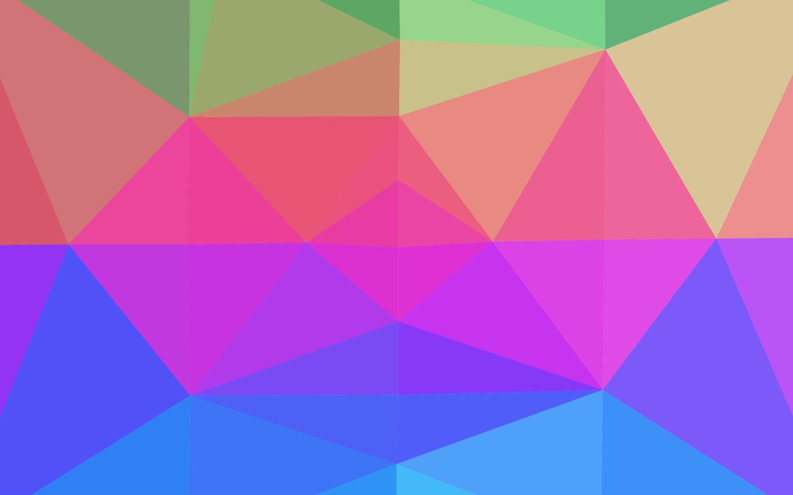 Light Multicolor, Rainbow vector triangle mosaic texture.