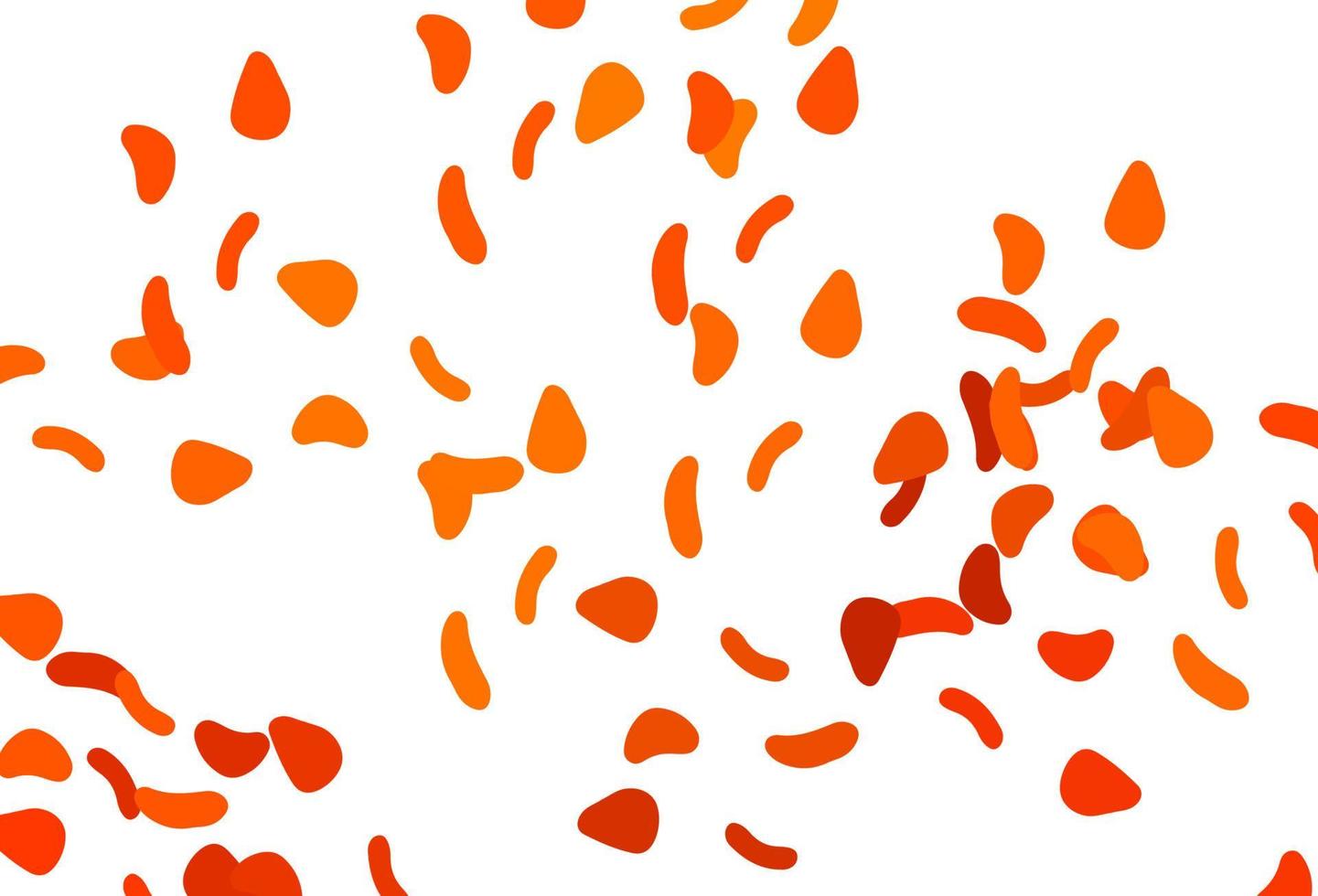 Light Orange vector template with memphis shapes.