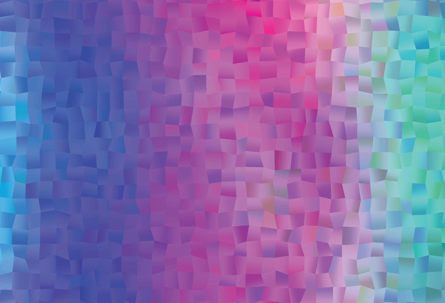 diseño de vector rosa claro, azul con rectángulos, cuadrados.