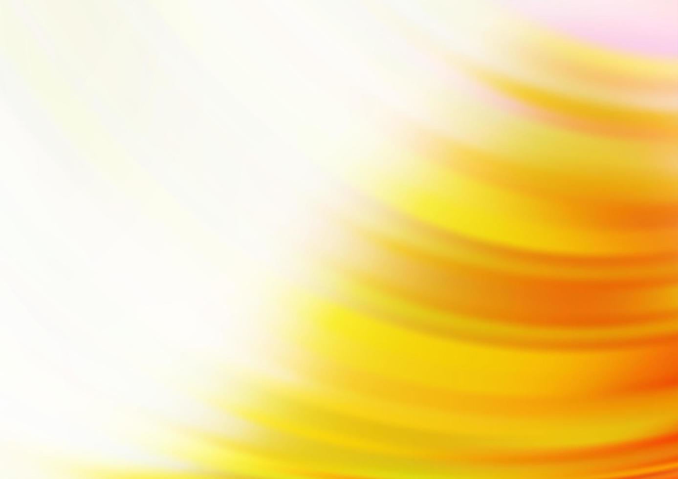 Light Yellow, Orange vector glossy abstract background.