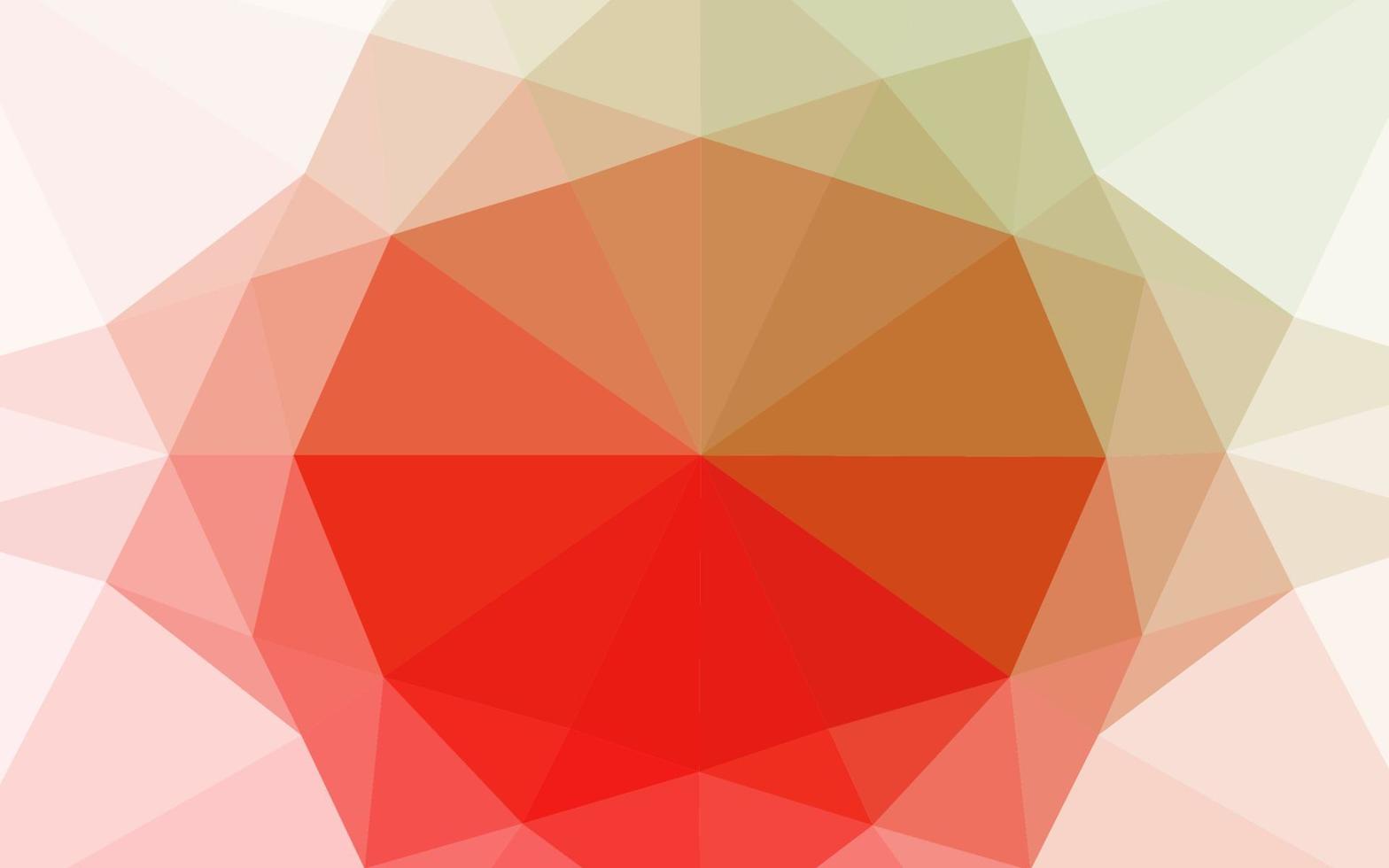 Light Green, Red vector shining hexagonal pattern.