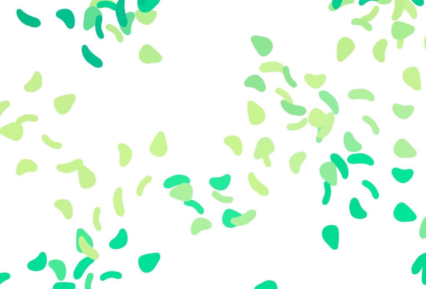 Light Green, Yellow vector background with abstract forms.