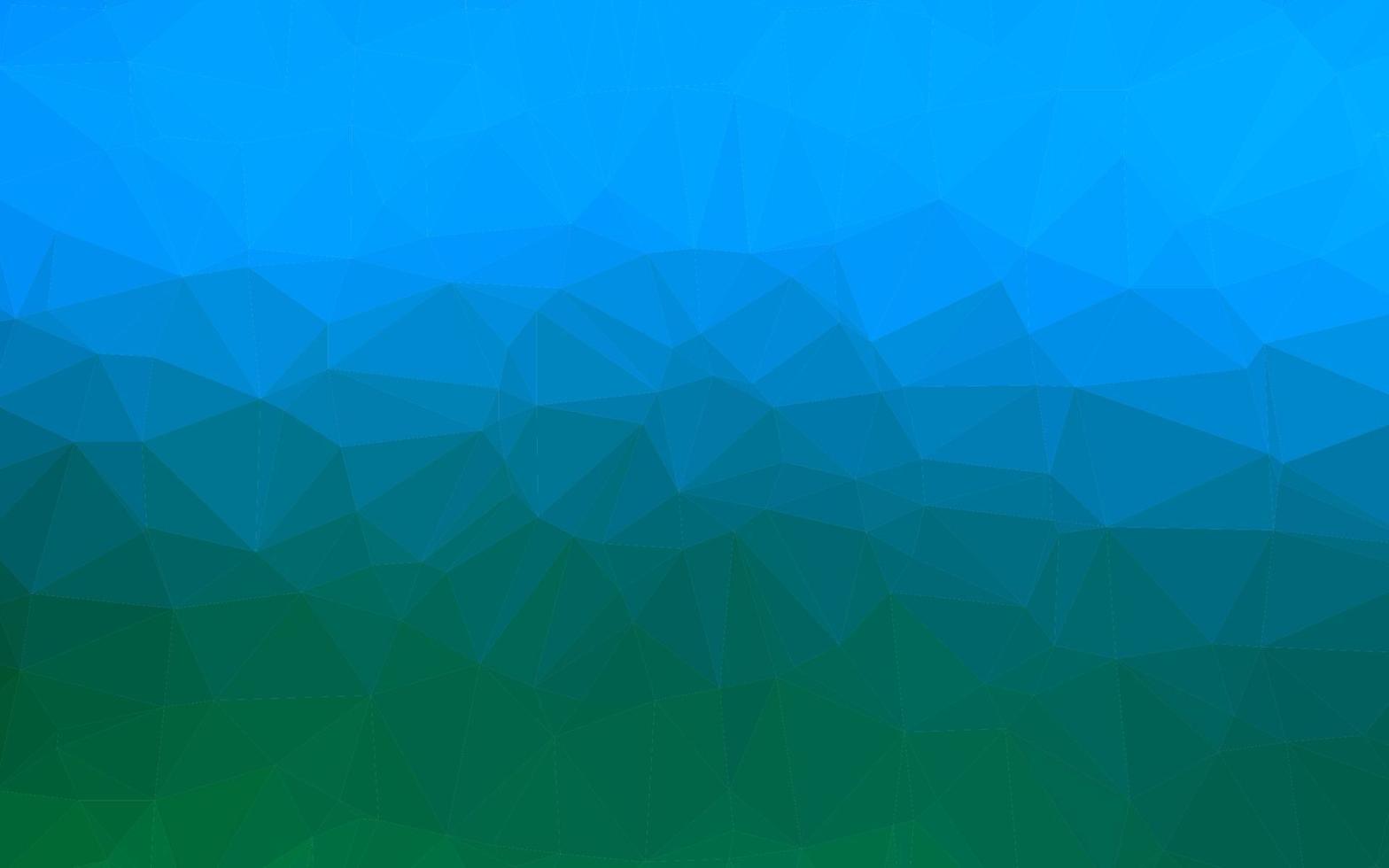 Light Blue, Green vector polygon abstract background.
