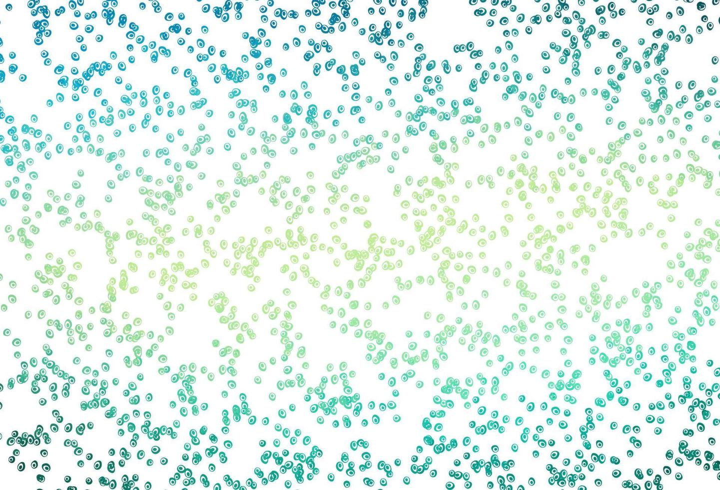 Light Green, Yellow vector pattern with spheres.
