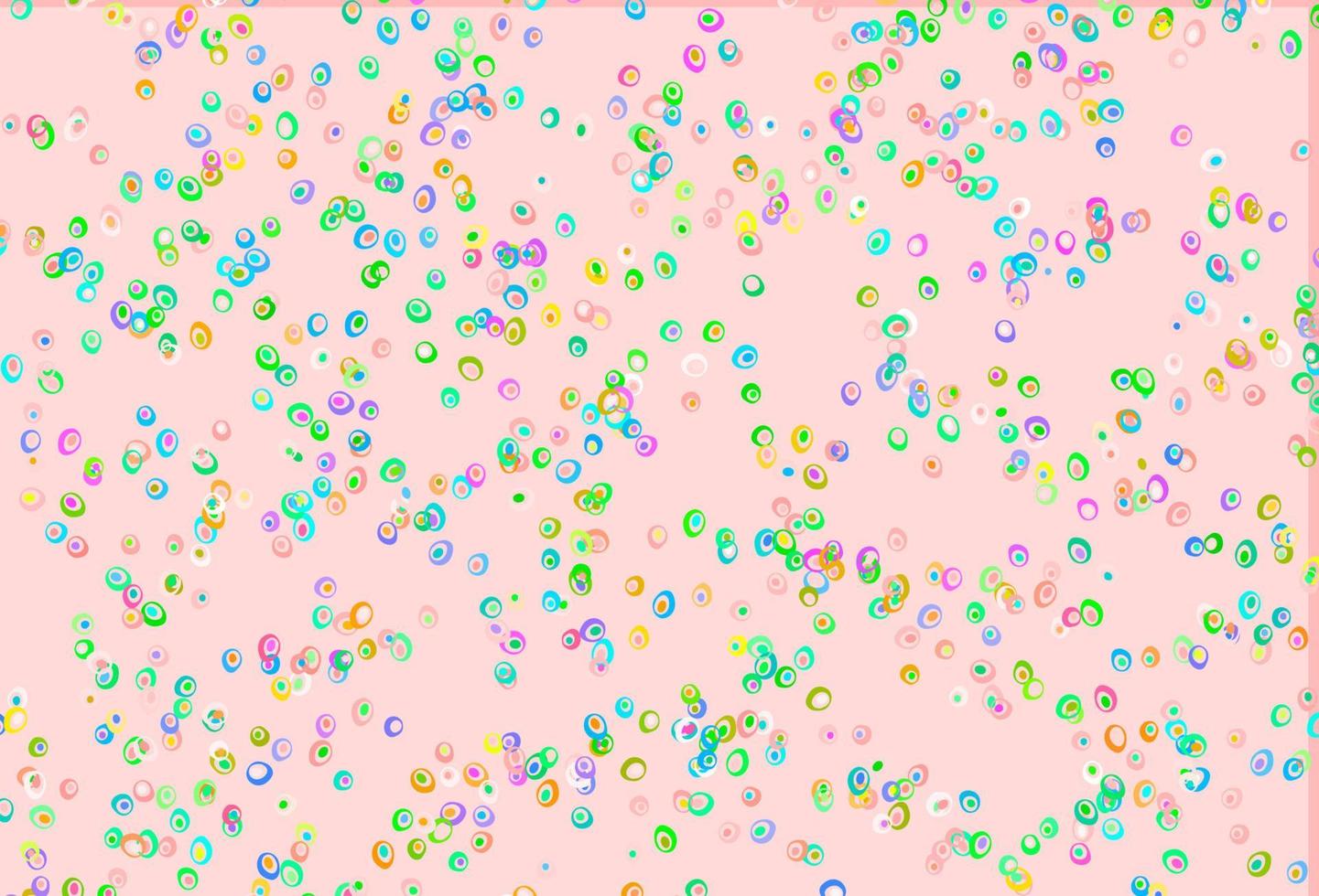 Light Multicolor, Rainbow vector template with circles.