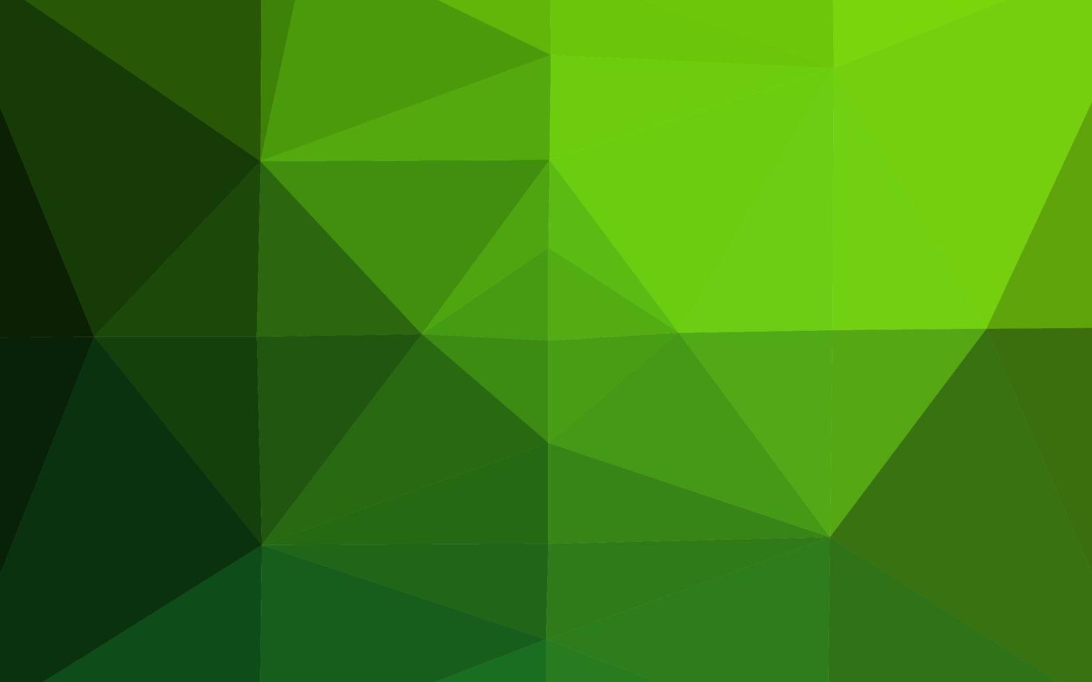 Light Green vector polygon abstract layout.