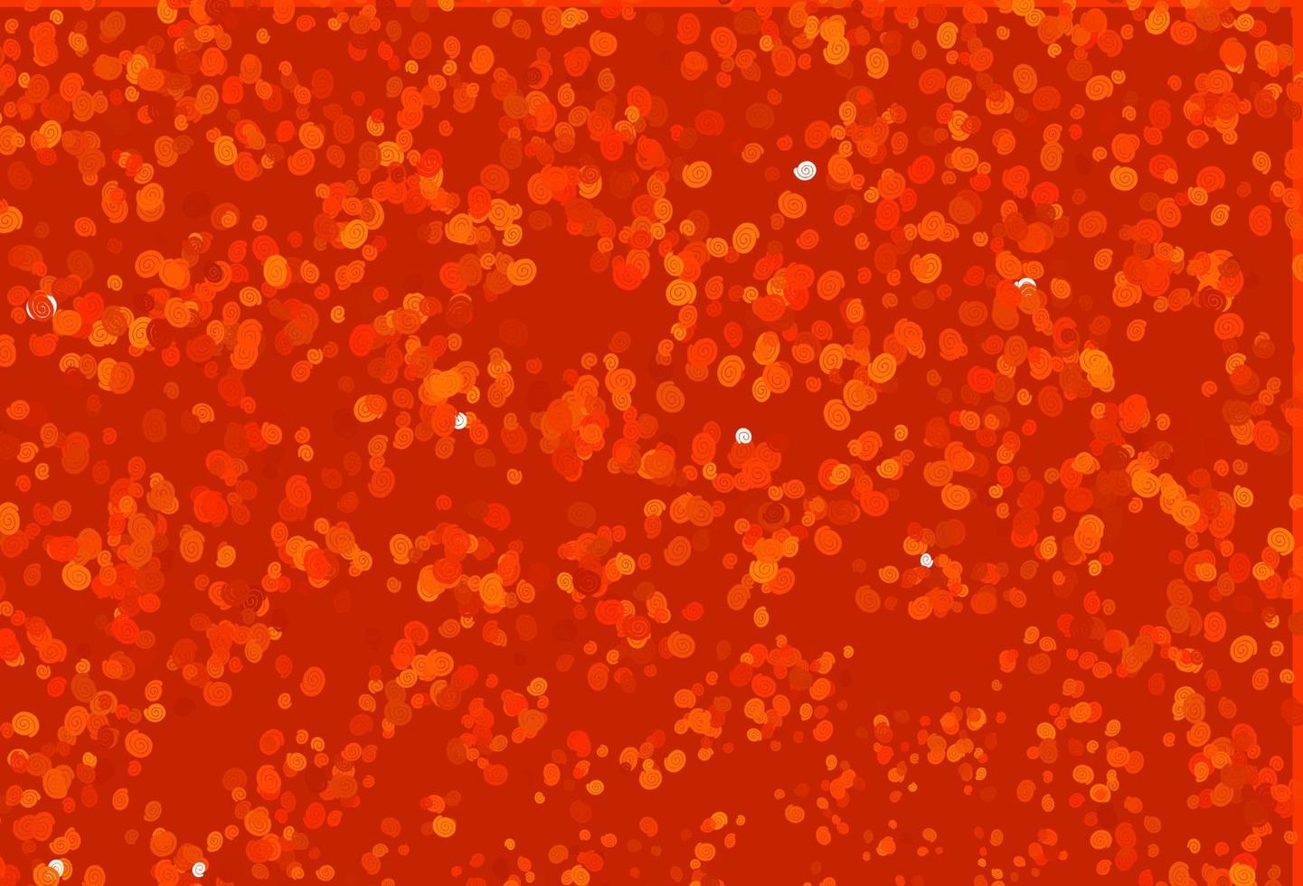 Light Orange vector background with liquid shapes.