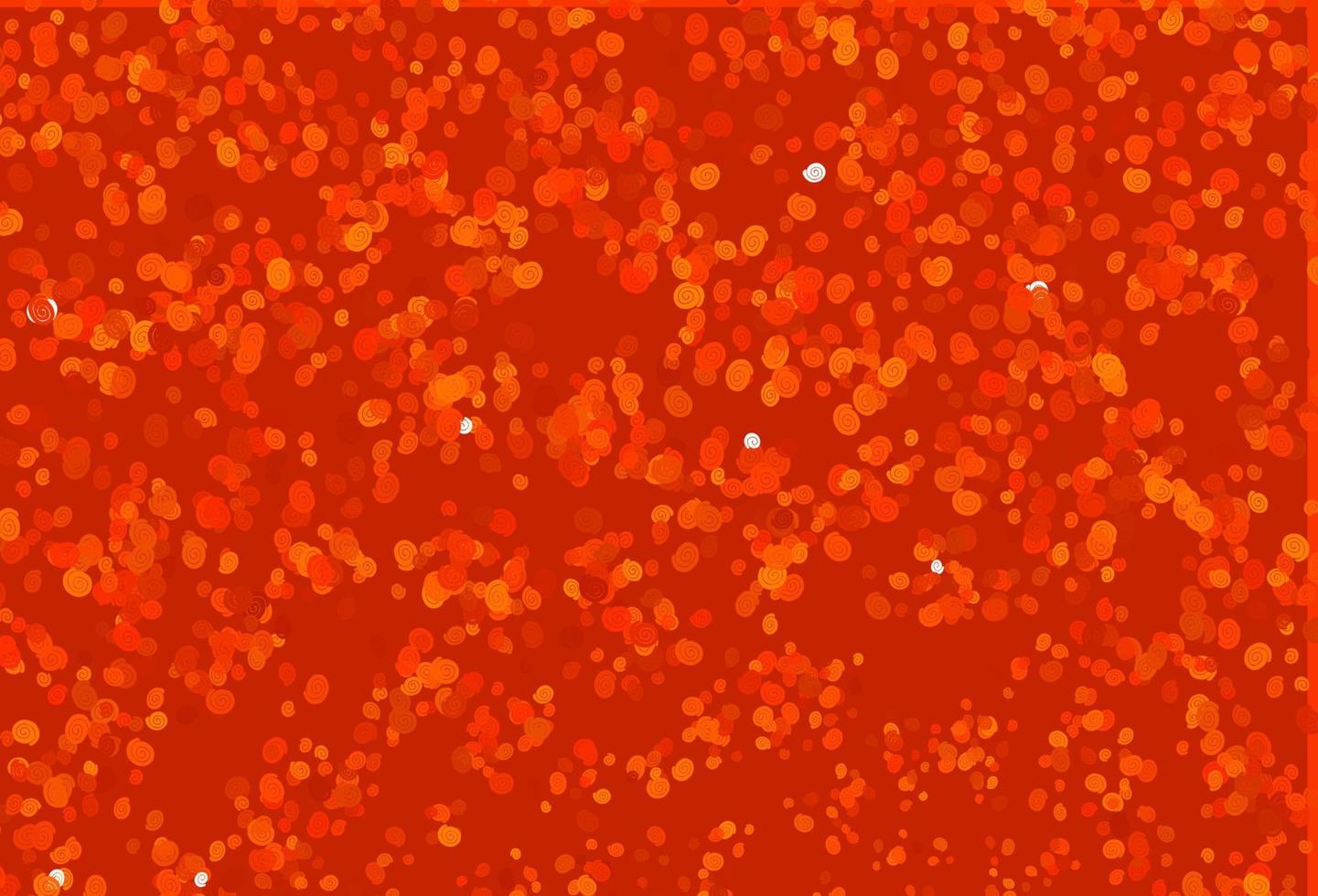 Light Orange vector background with liquid shapes.