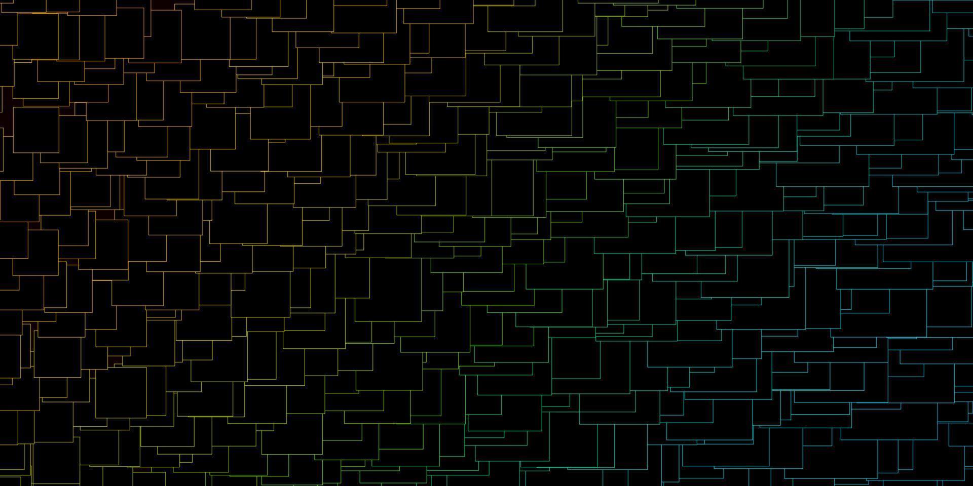 Dark Blue, Yellow vector backdrop with rectangles.