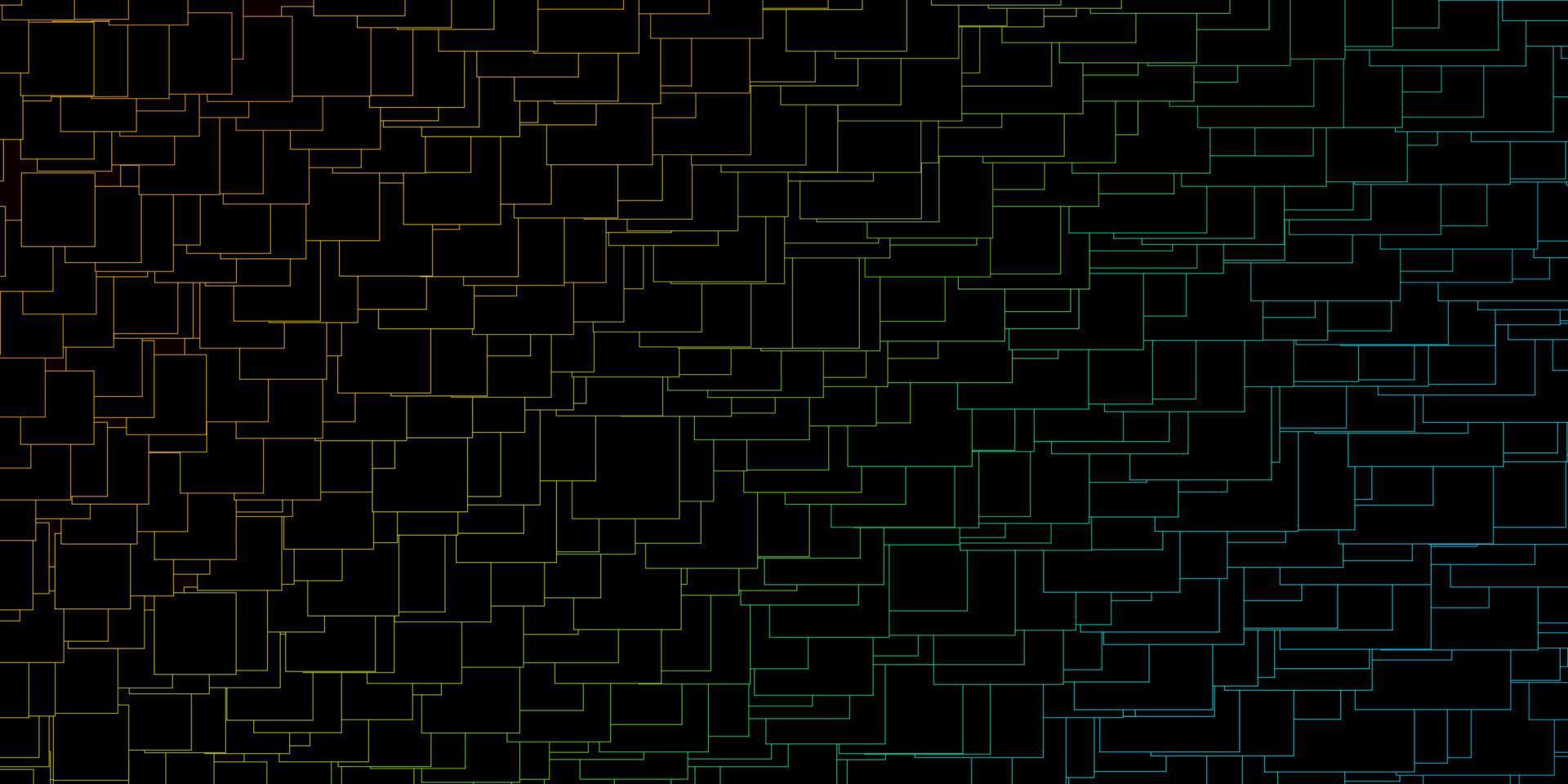 Fondo de vector azul oscuro, amarillo con rectángulos.