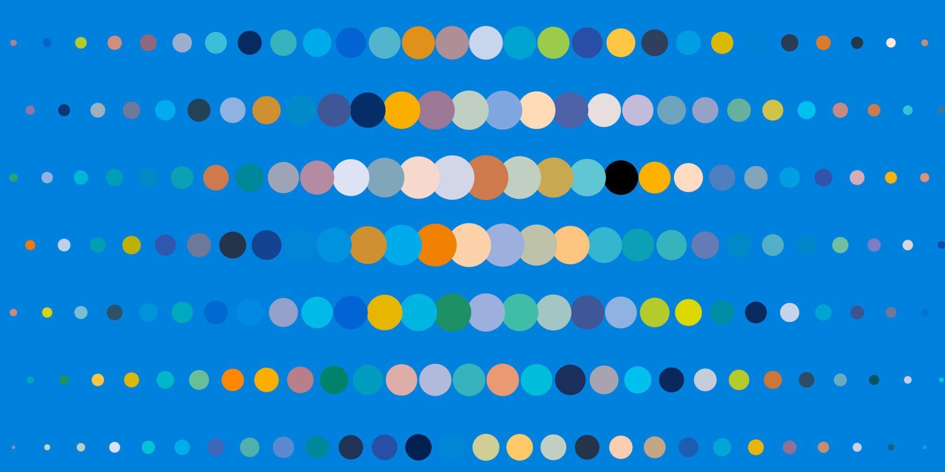 Dark Blue, Yellow vector layout with circle shapes.