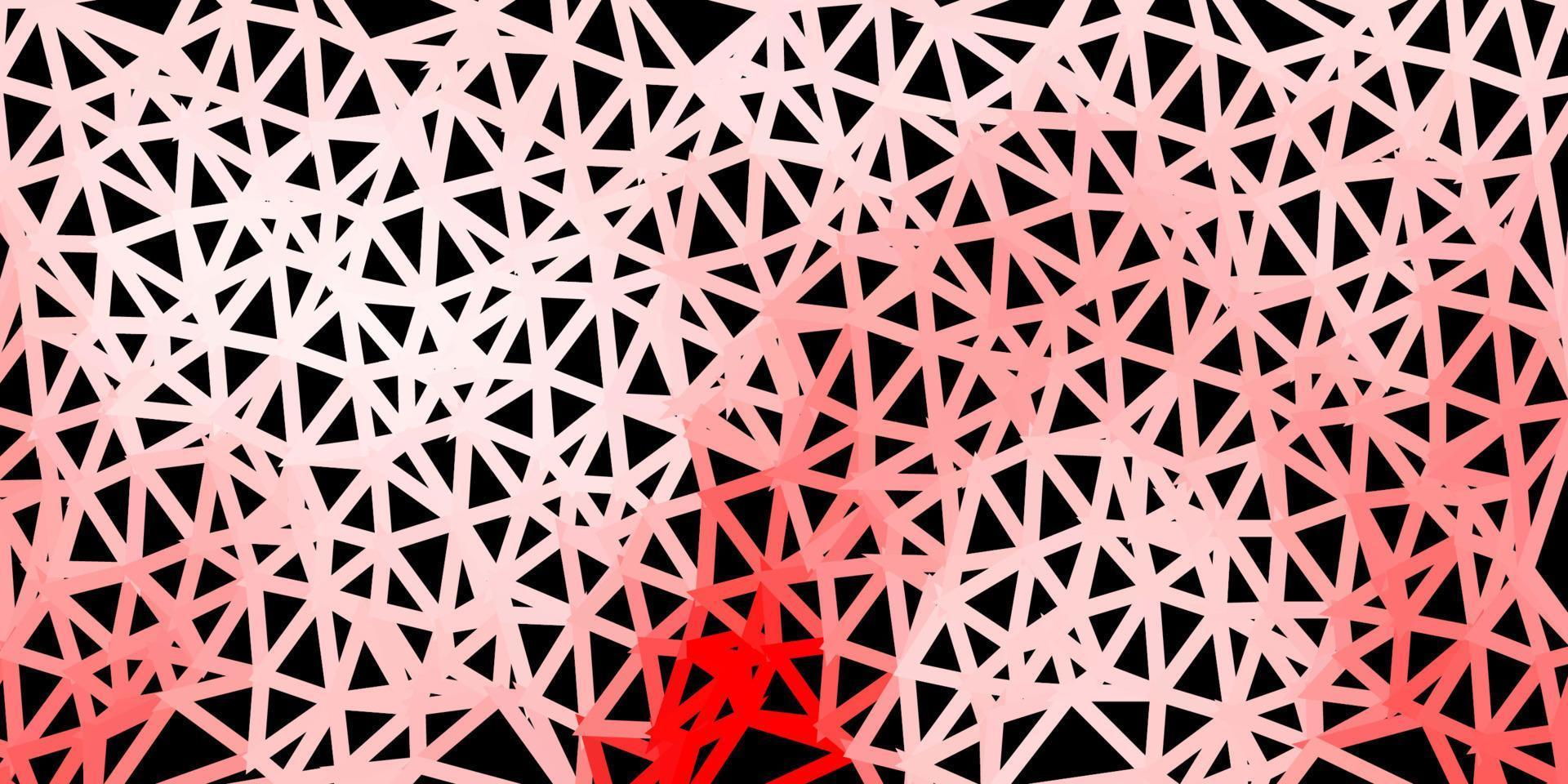 Light red vector polygonal backdrop.