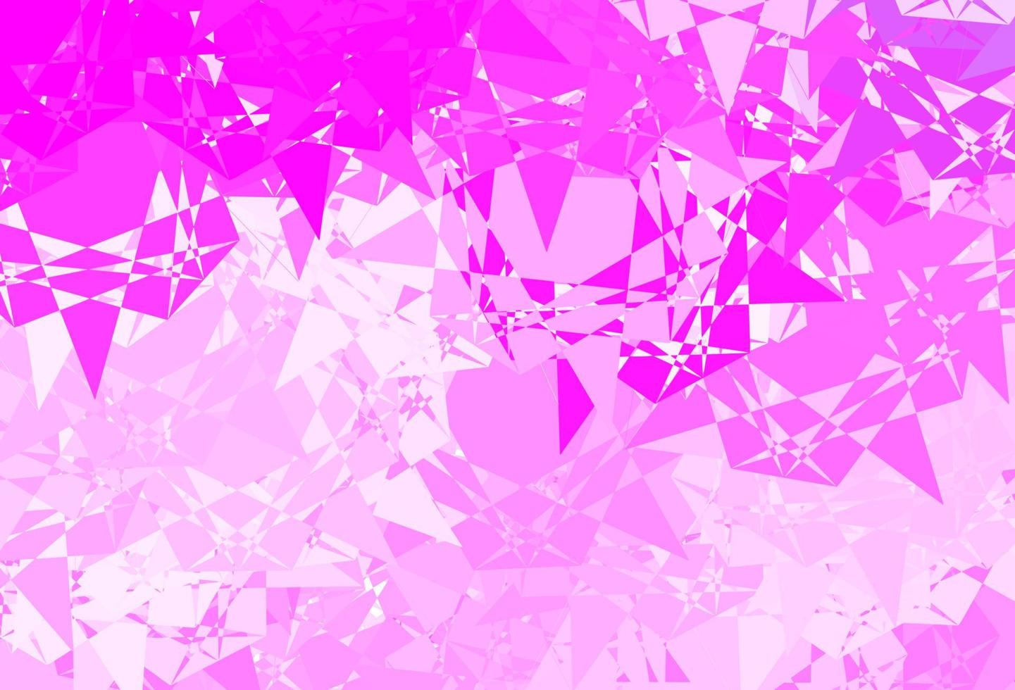 Fondo de vector violeta claro con formas poligonales.