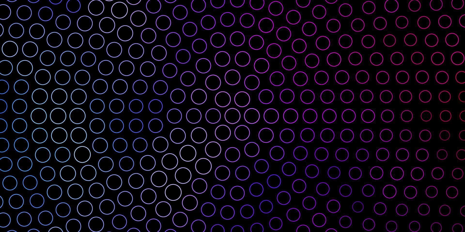 Dark Blue, Red vector layout with circles.