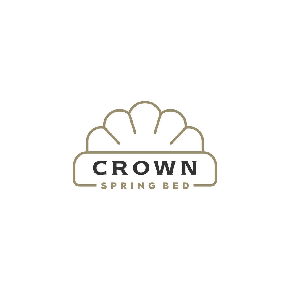 logo spring bad premium vector