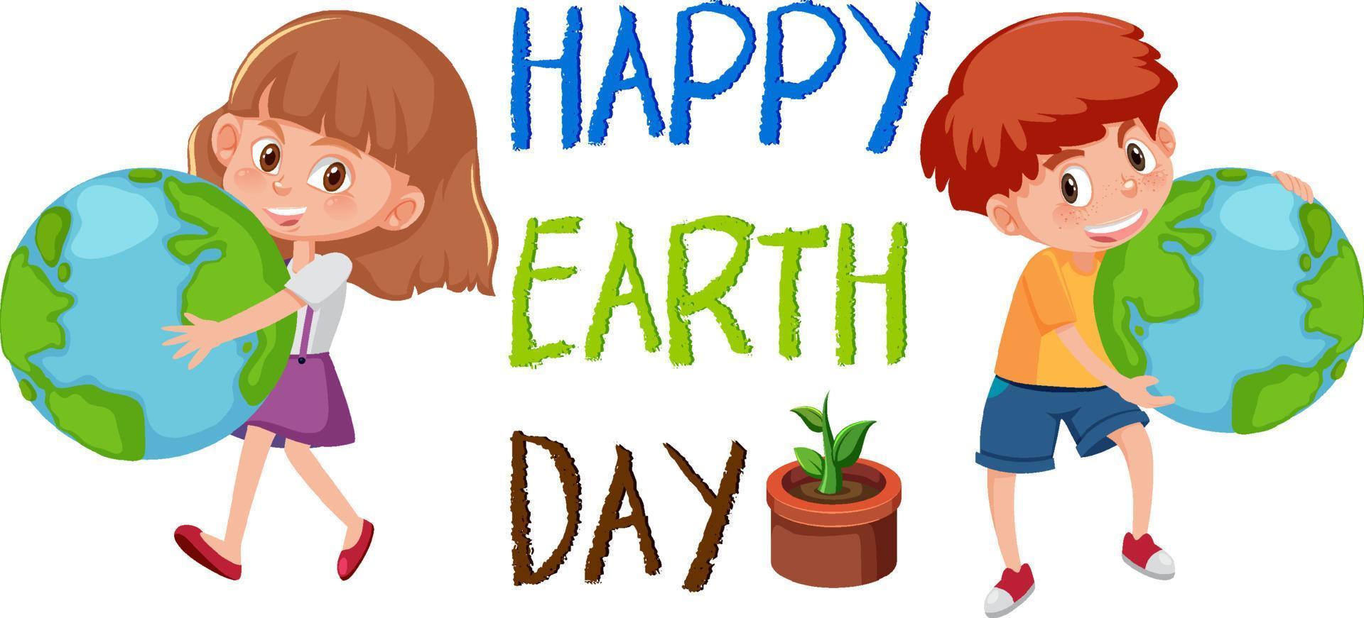 Happy Earth Day concept with children cartoon character 5597557 Vector Art at Vecteezy Happy Earth Day concept with children cartoon character 5597557 Vector Art at Vecteezy