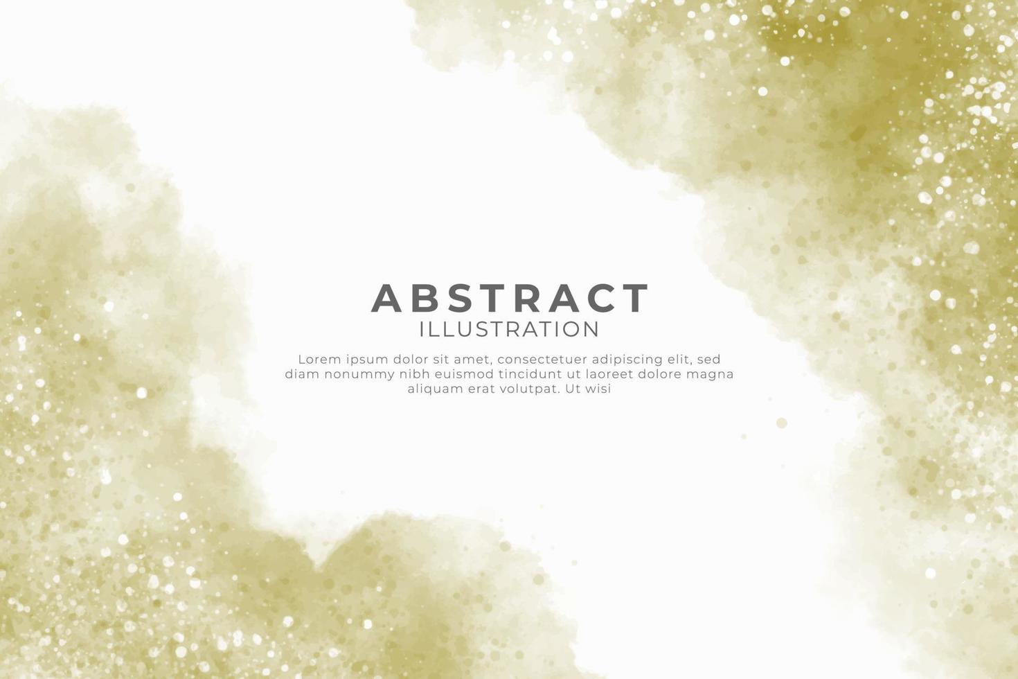 Abstract splashed watercolor textured background vector