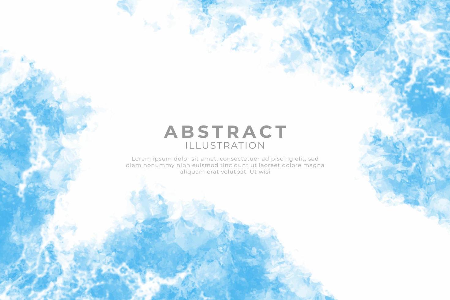 Abstract splashed watercolor textured background vector