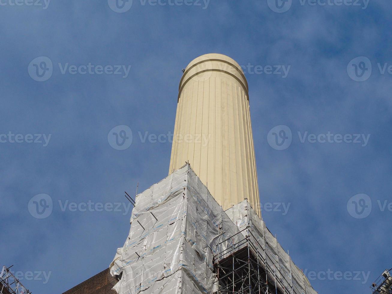 Battersea Power Station chimney in London photo