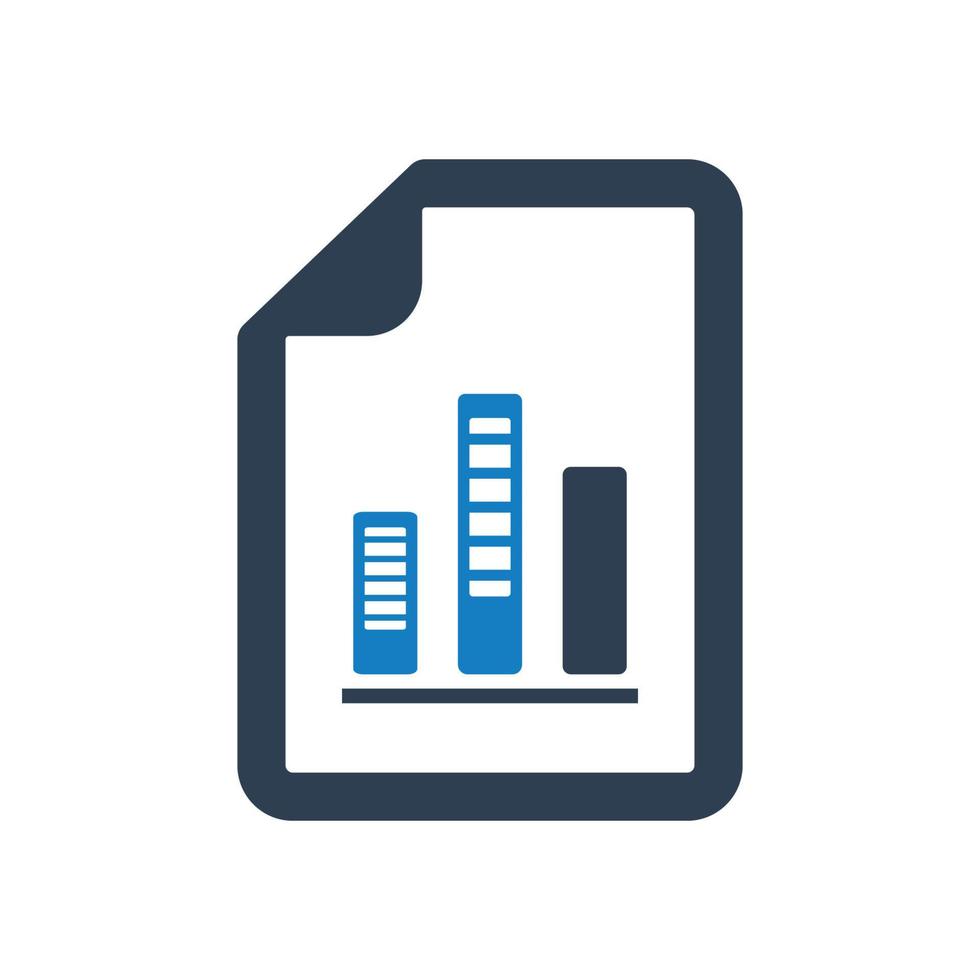 Financial statistics report, Business growing report vector