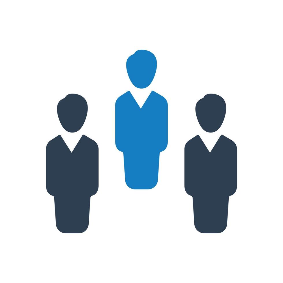 Teamwork solution, teamwork planning icon vector