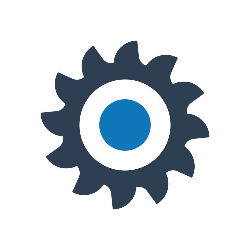 Setting gears icon, Technical Support Icon vector