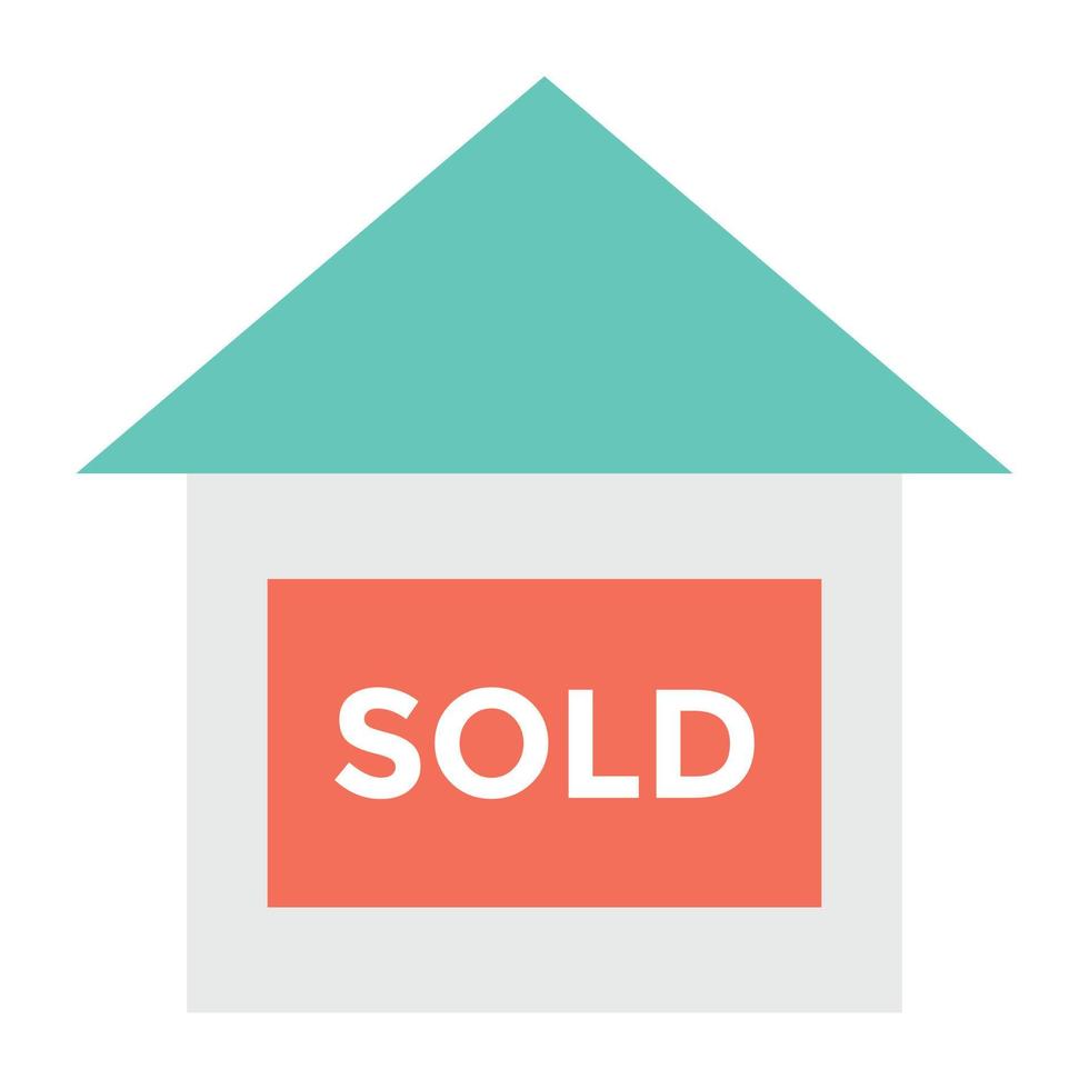 House Sold Concepts vector