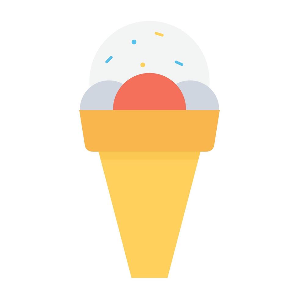 Ice Cone Concepts vector