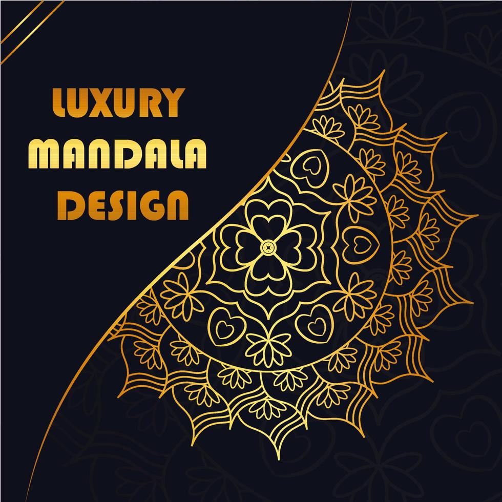 Luxury mandala background with golden arabesque pattern. ornament elegant invitation wedding card , invite , backdrop cover banner  ,Luxury mandala vector