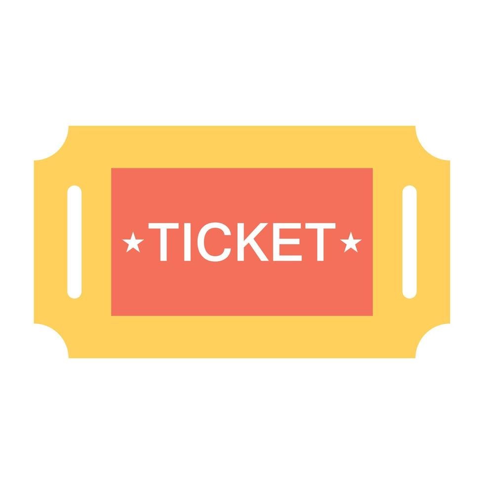 Trendy Ticket Concepts vector