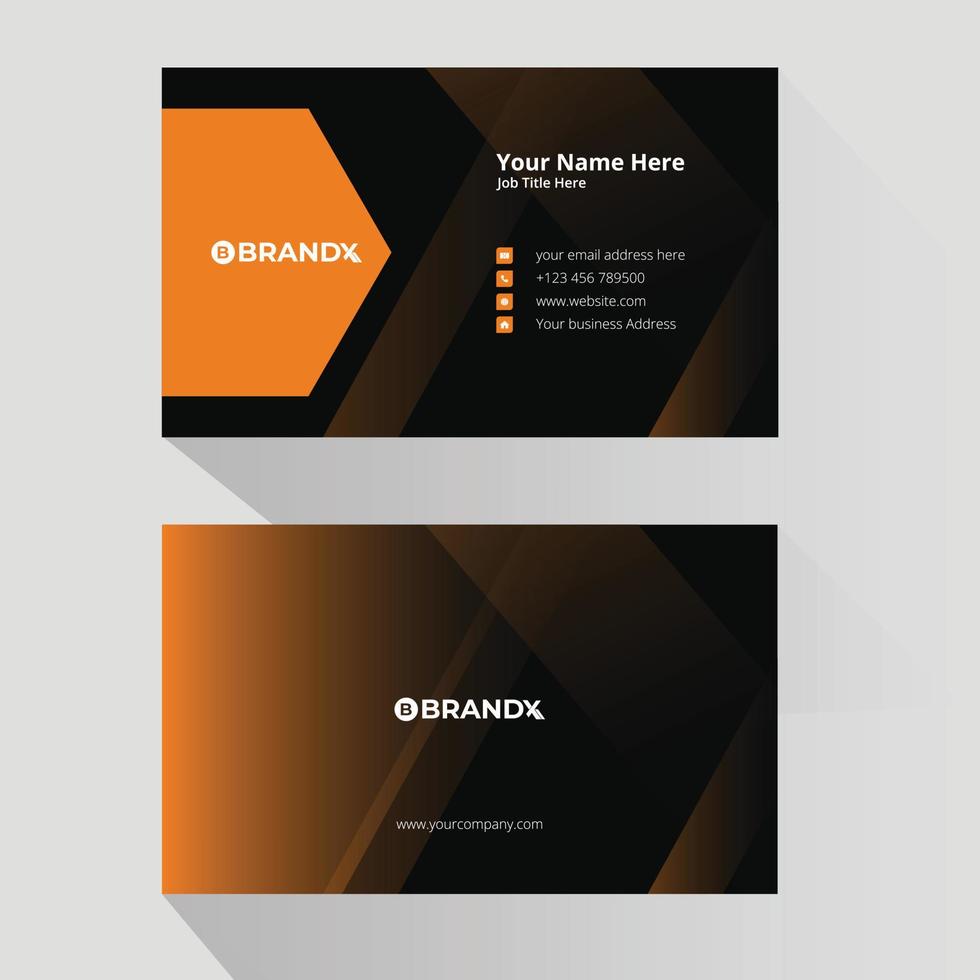 modern business card template vector
