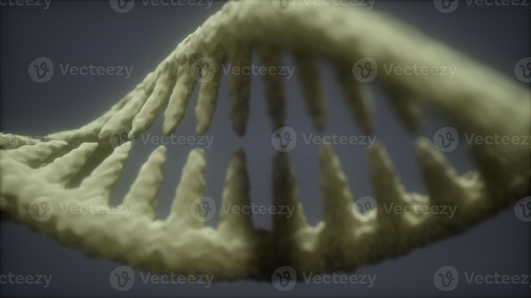 bright particulate 3D rendered DNA photo