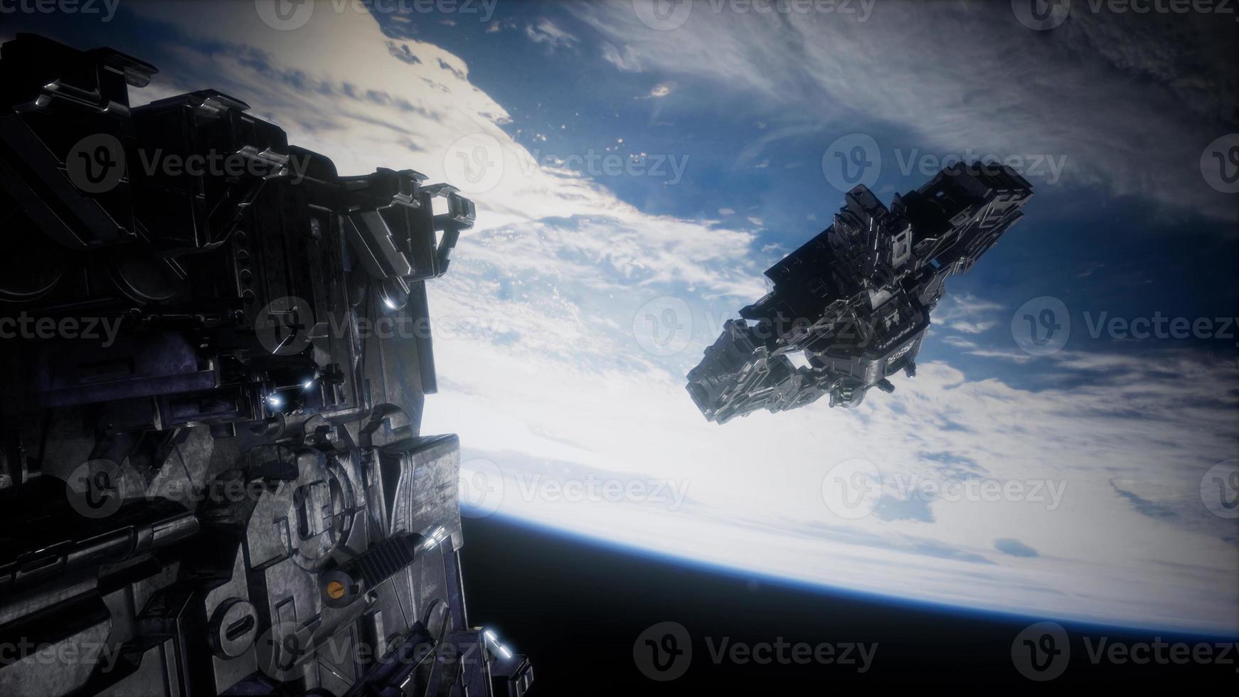 Alien Spaceship Armada Nearing Earth photo