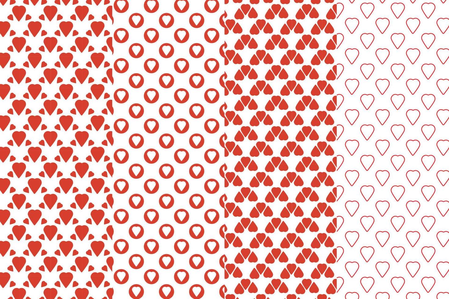 heart pattern design vector